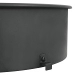 vidaXL Set de rotisor cu inel pentru grătar, negru, 57 cm vidaXL Set de rotisor cu inel pentru grătar, negru, 57 cm