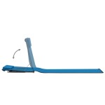 vidaXL Saltele plajă pliabile 2 buc, albastru, oțel și material textil vidaXL Saltele plajă pliabile 2 buc, albastru, oțel și material textil