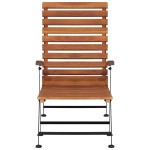 vidaXL Scaun de exterior pentru terasă, lemn masiv de acacia vidaXL Scaun de exterior pentru terasă, lemn masiv de acacia