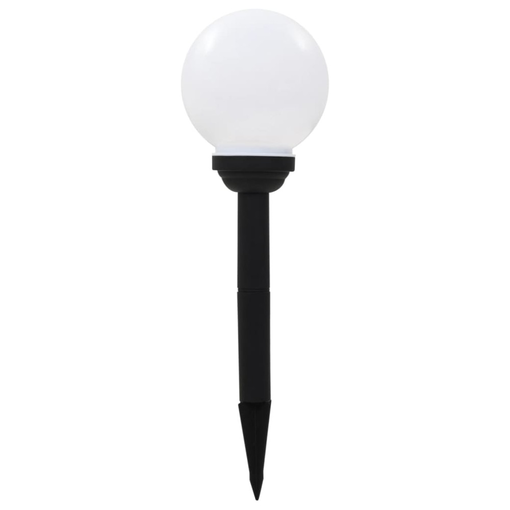 vidaXL Lămpi solare de exterior cu LED, 4 buc., 15 cm, RGB, sferic