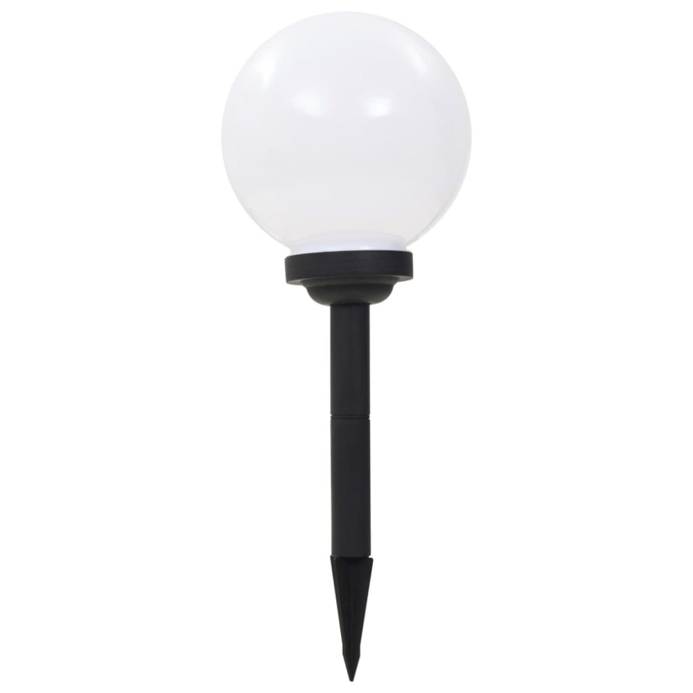 vidaXL Lămpi solare de exterior cu LED, 3 buc, 20 cm, RGB, sferic