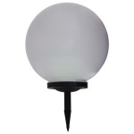 vidaXL Lampă solară de exterior cu LED, 40 cm, RGB, sferic vidaXL Lampă solară de exterior cu LED, 40 cm, RGB, sferic
