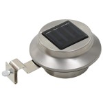 vidaXL Lămpi solare de exterior cu LED, 6 buc., alb, 12 cm, rotund vidaXL Lămpi solare de exterior cu LED, 6 buc., alb, 12 cm, rotund