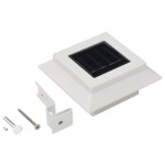 vidaXL Lămpi solare de exterior cu LED, 6 buc, alb, 12 cm, pătrat vidaXL Lămpi solare de exterior cu LED, 6 buc, alb, 12 cm, pătrat