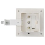 vidaXL Lămpi solare de exterior cu LED, 6 buc, alb, 12 cm, pătrat vidaXL Lămpi solare de exterior cu LED, 6 buc, alb, 12 cm, pătrat