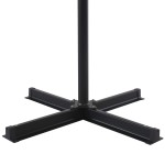 vidaXL Umbrelă de soare cu stâlp aluminiu, antracit, 500 cm