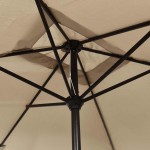 vidaXL Umbrelă de soare exterior, stâlp metalic, gri taupe, 300x200 cm vidaXL Umbrelă de soare exterior, stâlp metalic, gri taupe, 300x200 cm