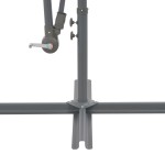 vidaXL Umbrelă în consolă cu stâlp din aluminiu, 300 cm, antracit vidaXL Umbrelă în consolă cu stâlp din aluminiu, 300 cm, antracit