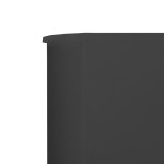 vidaXL Paravan anti-vânt din 3 panouri, antracit, 400x120 cm, textil vidaXL Paravan anti-vânt din 3 panouri, antracit, 400x120 cm, textil