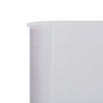 vidaXL Paravan anti-vânt cu 6 panouri, alb, 800 x 80 cm, textil vidaXL Paravan anti-vânt cu 6 panouri, alb, 800 x 80 cm, textil