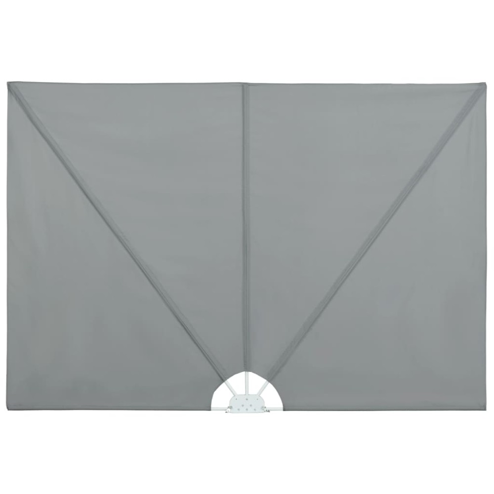 vidaXL Copertină laterală pliabilă de terasă, gri, 300x150 cm