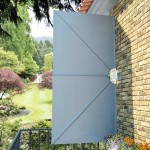 vidaXL Copertină laterală pliabilă de terasă, gri, 300x150 cm vidaXL Copertină laterală pliabilă de terasă, gri, 300x150 cm