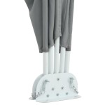 vidaXL Copertină laterală pliabilă de terasă, gri, 300x150 cm vidaXL Copertină laterală pliabilă de terasă, gri, 300x150 cm