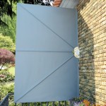 vidaXL Copertină laterală pliabilă de terasă, gri, 300x200 cm