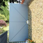 vidaXL Copertină laterală pliabilă de terasă, gri, 400x200 cm vidaXL Copertină laterală pliabilă de terasă, gri, 400x200 cm