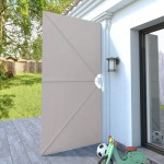 vidaXL Copertină laterală pliabilă de terasă, crem, 300x150 cm vidaXL Copertină laterală pliabilă de terasă, crem, 300x150 cm