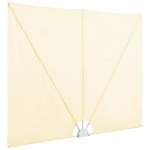 vidaXL Copertină laterală pliabilă de terasă, crem, 300x150 cm vidaXL Copertină laterală pliabilă de terasă, crem, 300x150 cm