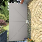 vidaXL Copertină laterală pliabilă de terasă, crem, 400x200 cm vidaXL Copertină laterală pliabilă de terasă, crem, 400x200 cm