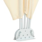 vidaXL Copertină laterală pliabilă de terasă, crem, 400x200 cm vidaXL Copertină laterală pliabilă de terasă, crem, 400x200 cm