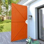 vidaXL Copertină laterală pliabilă de terasă, cărămiziu, 300x150 cm vidaXL Copertină laterală pliabilă de terasă, cărămiziu, 300x150 cm