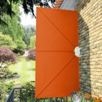 vidaXL Copertină laterală pliabilă de terasă, cărămiziu, 300x150 cm vidaXL Copertină laterală pliabilă de terasă, cărămiziu, 300x150 cm