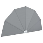 vidaXL Copertină laterală pliabilă de terasă, gri, 160 cm vidaXL Copertină laterală pliabilă de terasă, gri, 160 cm