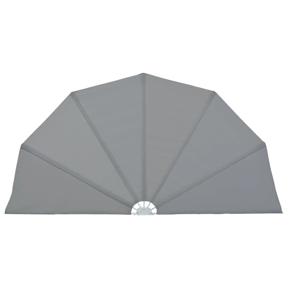 vidaXL Copertină laterală pliabilă de terasă, gri, 200 cm
