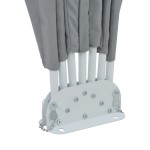 vidaXL Copertină laterală pliabilă de terasă, gri, 200 cm vidaXL Copertină laterală pliabilă de terasă, gri, 200 cm