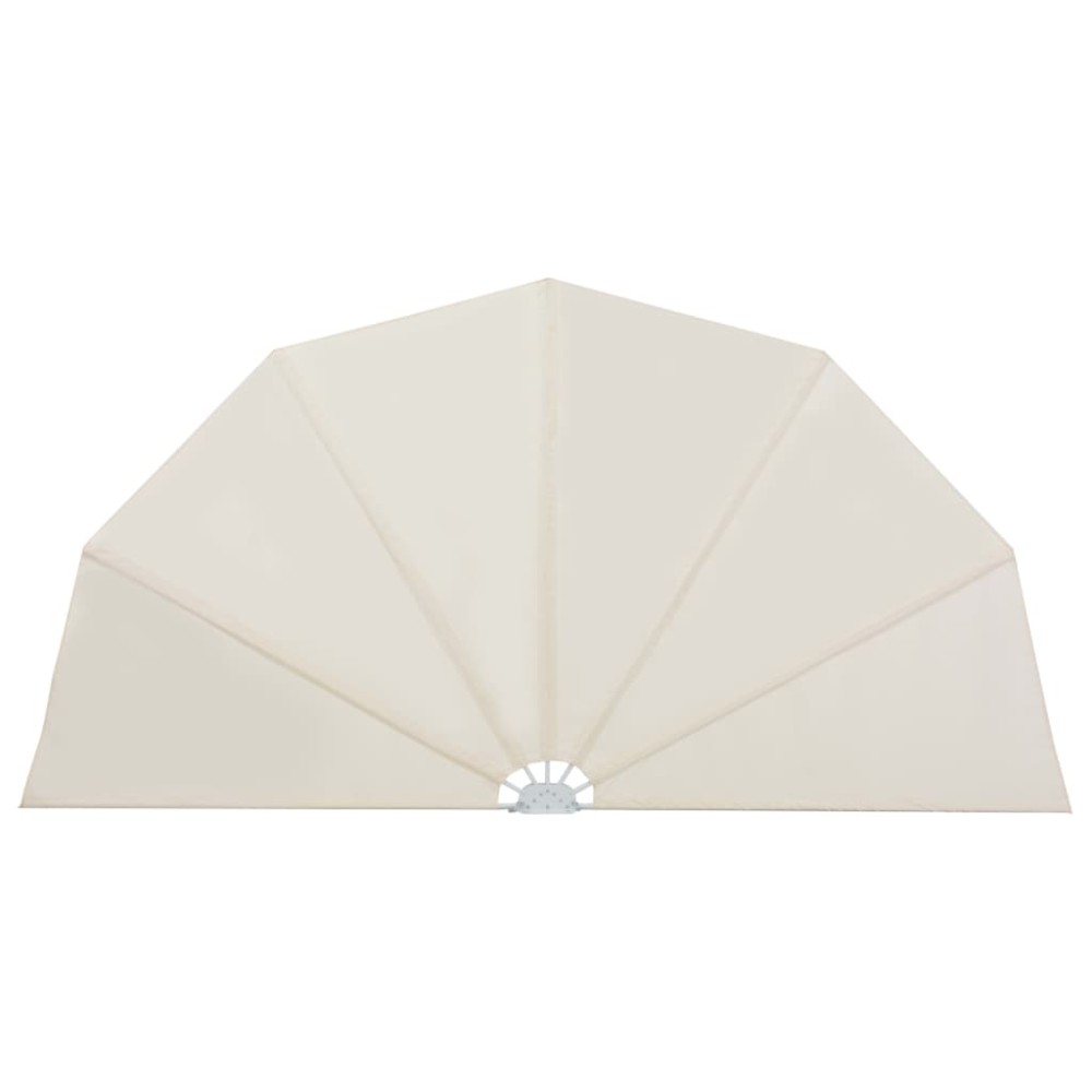 vidaXL Copertină laterală pliabilă de terasă, crem, 160 cm