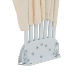 vidaXL Copertină laterală pliabilă de terasă, crem, 200 cm vidaXL Copertină laterală pliabilă de terasă, crem, 200 cm