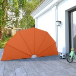 vidaXL Copertină laterală pliabilă de terasă, cărămiziu, 160 cm vidaXL Copertină laterală pliabilă de terasă, cărămiziu, 160 cm