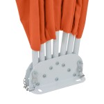 vidaXL Copertină laterală pliabilă de terasă, cărămiziu, 160 cm vidaXL Copertină laterală pliabilă de terasă, cărămiziu, 160 cm
