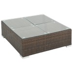 vidaXL Set mobilier de grădină cu perne, 8 piese, maro, poliratan vidaXL Set mobilier de grădină cu perne, 8 piese, maro, poliratan