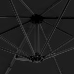 vidaXL Umbrelă în consolă cu stâlp din aluminiu, antracit, 300 cm vidaXL Umbrelă în consolă cu stâlp din aluminiu, antracit, 300 cm