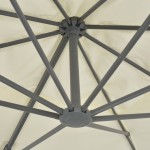 vidaXL Umbrelă în consolă cu stâlp din aluminiu, nisipiu, 400x300 cm vidaXL Umbrelă în consolă cu stâlp din aluminiu, nisipiu, 400x300 cm