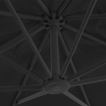 vidaXL Umbrelă în consolă cu stâlp din aluminiu, 300x300 cm, antracit vidaXL Umbrelă în consolă cu stâlp din aluminiu, 300x300 cm, antracit