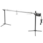 vidaXL Grill automat cu motor din oțel inoxidabil, 207x45x81 cm vidaXL Grill automat cu motor din oțel inoxidabil, 207x45x81 cm