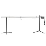 vidaXL Grill automat cu motor din oțel inoxidabil, 207x45x81 cm vidaXL Grill automat cu motor din oțel inoxidabil, 207x45x81 cm