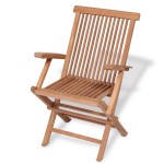 vidaXL Set mobilier grădină, 5 piese, lemn masiv de tec vidaXL Set mobilier grădină, 5 piese, lemn masiv de tec