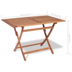 vidaXL Set mobilier grădină, 5 piese, lemn masiv de tec vidaXL Set mobilier grădină, 5 piese, lemn masiv de tec