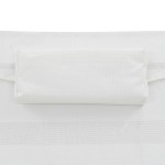 vidaXL Șezlong de plajă cu pernă, negru, poliratan vidaXL Șezlong de plajă cu pernă, negru, poliratan