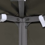 vidaXL Acoperiș de pavilion, 2 niveluri, gri taupe, 3x3 m, 310 g/m² vidaXL Acoperiș de pavilion, 2 niveluri, gri taupe, 3x3 m, 310 g/m²
