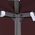 vidaXL Acoperiș de pavilion, 2 niveluri, roșu bordo, 3x3 m, 310 g/m² vidaXL Acoperiș de pavilion, 2 niveluri, roșu bordo, 3x3 m, 310 g/m²