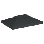 vidaXL Acoperiș de pavilion, 2 niveluri, antracit, 4x3 m, 310 g/m² vidaXL Acoperiș de pavilion, 2 niveluri, antracit, 4x3 m, 310 g/m²