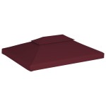 vidaXL Acoperiș de pavilion, 2 niveluri, roșu bordo, 4x3 m, 310 g/m² vidaXL Acoperiș de pavilion, 2 niveluri, roșu bordo, 4x3 m, 310 g/m²
