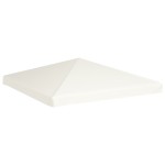 vidaXL Acoperiș de pavilion, 310 g/m², alb crem, 3 x 3 m vidaXL Acoperiș de pavilion, 310 g/m², alb crem, 3 x 3 m