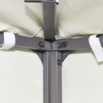 vidaXL Acoperiș de pavilion, 310 g/m², alb crem, 3 x 3 m vidaXL Acoperiș de pavilion, 310 g/m², alb crem, 3 x 3 m