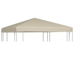 vidaXL Acoperiș de pavilion, bej, 3 x 3 m, 310 g/m² vidaXL Acoperiș de pavilion, bej, 3 x 3 m, 310 g/m²