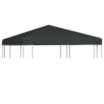 vidaXL Acoperiș de pavilion, 310 g/m², gri, 3 x 3 m vidaXL Acoperiș de pavilion, 310 g/m², gri, 3 x 3 m