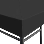vidaXL Acoperiș de pavilion, 310 g/m², gri, 3 x 3 m vidaXL Acoperiș de pavilion, 310 g/m², gri, 3 x 3 m